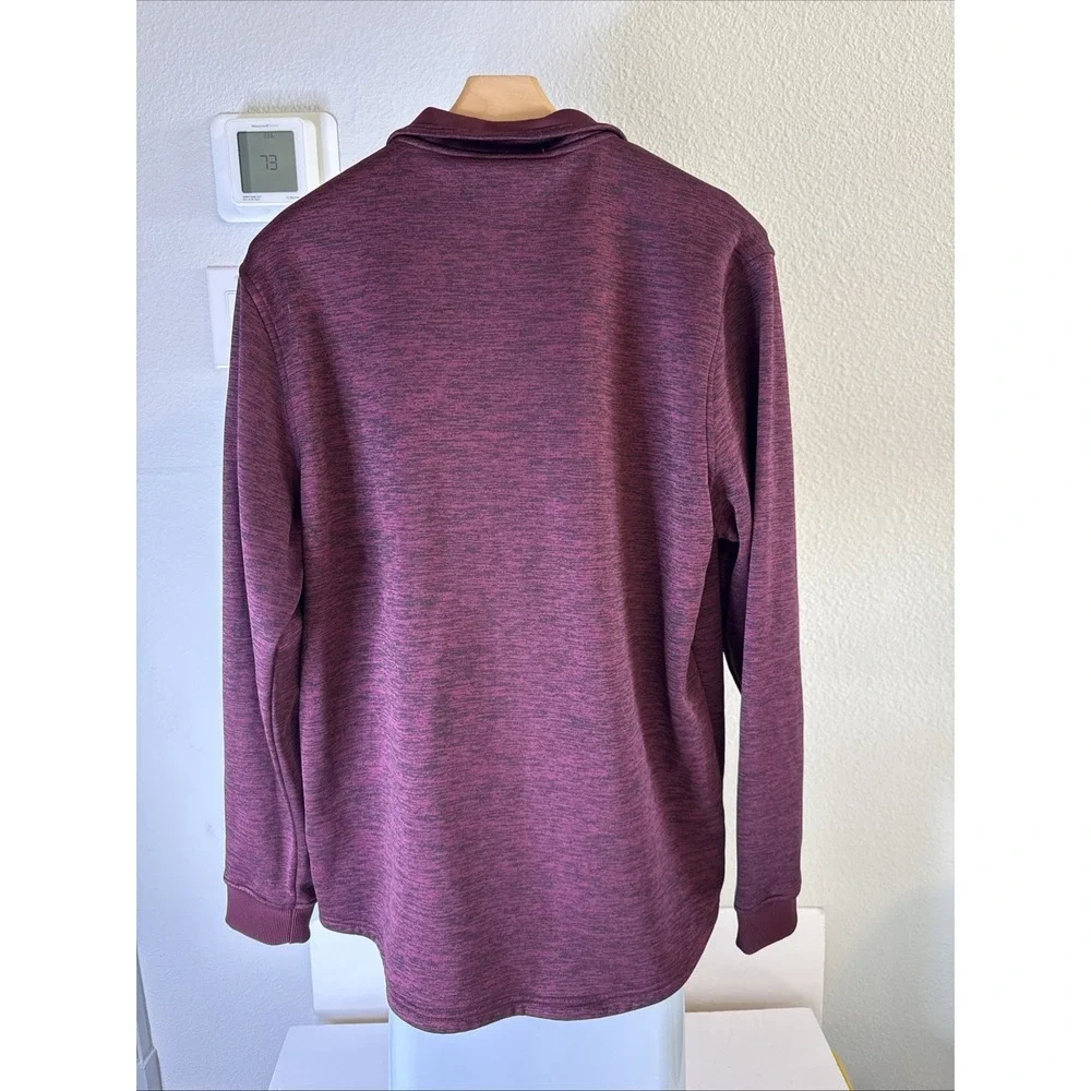 Under Armour Men's Quarter Zip Performance‎ Loose Coldgear Purple Size L